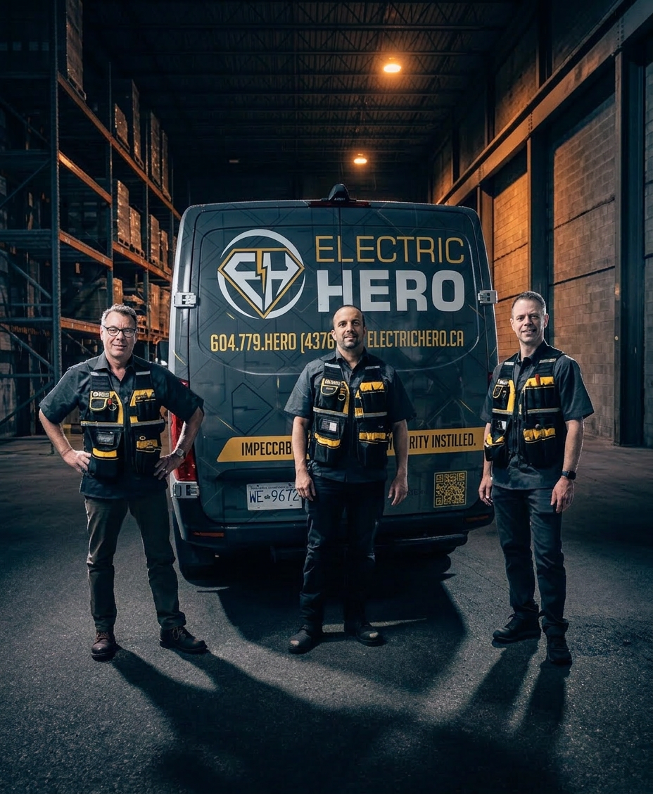 The Electric Hero crew - certified electricians ready for any job